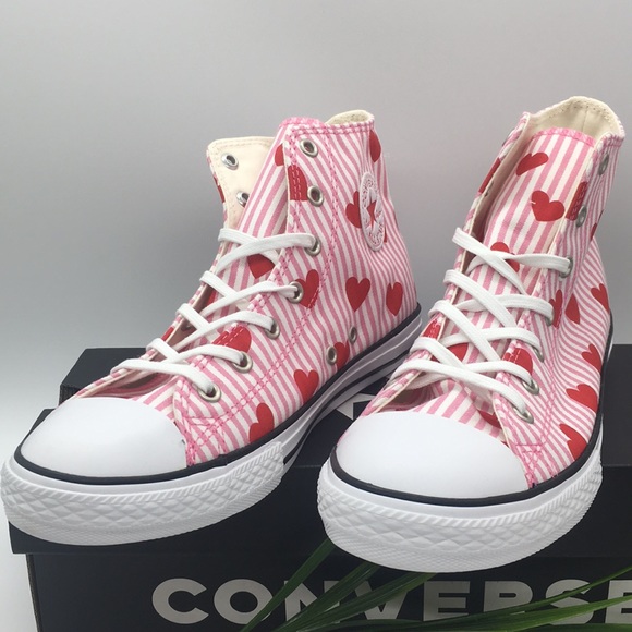 Converse CTAS HI pink/red white - Picture 7 of 8